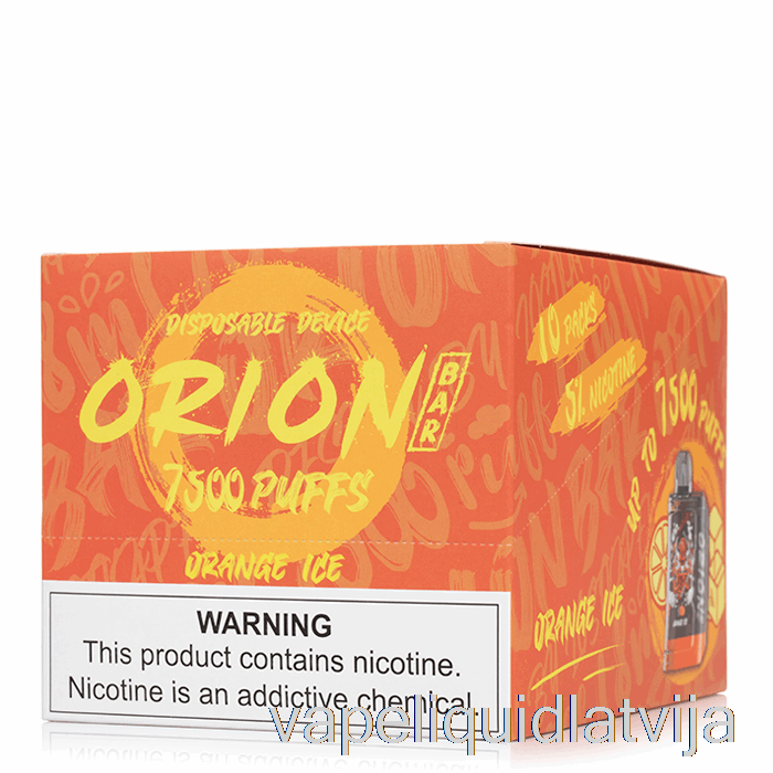 [10 Iepakojumu] Pazaudēts Vape Orion Bar 7500 Vienreizējās Lietošanas Vape šķidrums